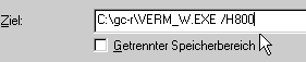 Ziel: Fenstergr��e H800 (2 KB)