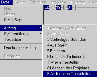 Aufruf ndern des Deckblattes (11 KB)
