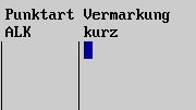 Punktart ALK, Vermarkung kurz  (1 KB)