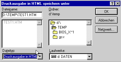 Druckausgabe speichern ... (6 KB)