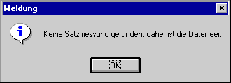 Keine Satzmessung (3 KB)