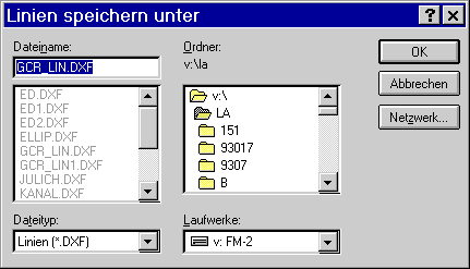 Auswahl der Ausgabedatei  7 KB