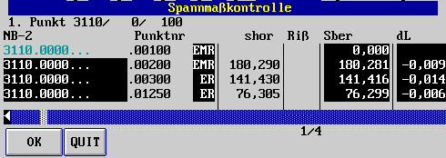 Eingabemaske Spannma, linke Seite (6 KB)