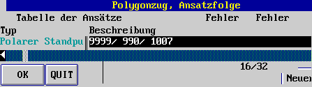Tabelle der Anstze, Auswahl der Polaren Standpunkte (4 KB)