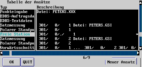 Tabelle der Anstze, 1. Teil  (7 KB)