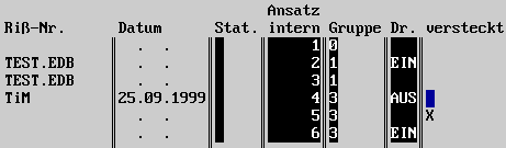 Tabelle der Anstze, 2. Teil  (4 KB)